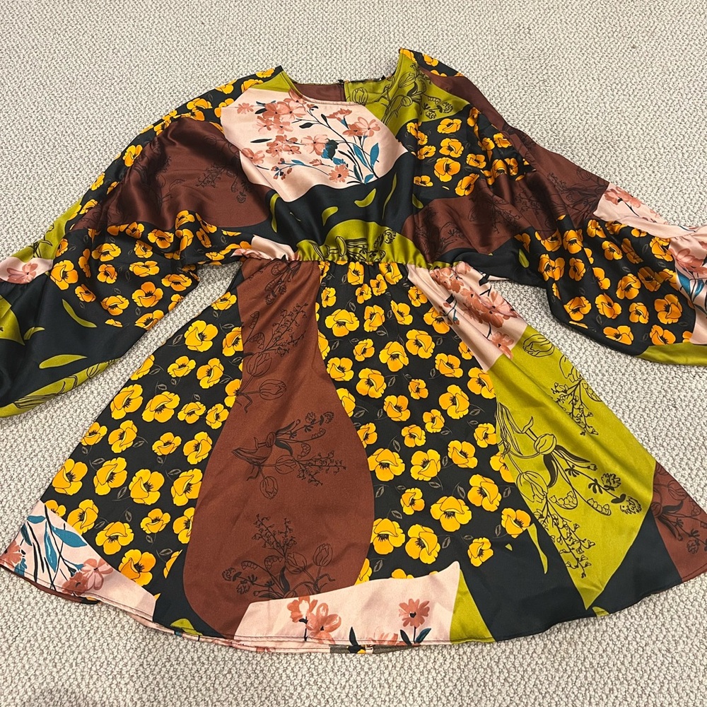 Silk Zara dress size small